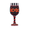 AC/DC High Voltage Rock and Roll Goblet Lighting Horns Wine Glass | Gothic Giftware - Alternative, Fantasy and Gothic Gifts