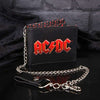 AC/DC Logo Leather Lightning Chained Wallet Purse | Gothic Giftware - Alternative, Fantasy and Gothic Gifts