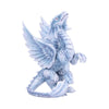 Anne Stokes Age of Dragons Small Silver Dragon Figurine | Gothic Giftware - Alternative, Fantasy and Gothic Gifts
