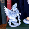 Anne Stokes Age of Dragons Small Silver Dragon Figurine | Gothic Giftware - Alternative, Fantasy and Gothic Gifts