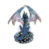 Azul Oracle Blue Dragon Fortune Seer Figurine 19cm | Gothic Giftware - Alternative, Fantasy and Gothic Gifts