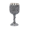 Baphomet Goblet Silver Goat God Deity Wine Glass | Gothic Giftware - Alternative, Fantasy and Gothic Gifts