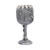 Baphomet Goblet Silver Goat God Deity Wine Glass | Gothic Giftware - Alternative, Fantasy and Gothic Gifts