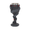 Black Chinese Dragon Coil Goblet Wine Glass | Gothic Giftware - Alternative, Fantasy and Gothic Gifts
