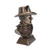 Bronze John Wayne Bust Small 18cm Captain Jake Cutter Comancheros Figurine | Gothic Giftware - Alternative, Fantasy and Gothic Gifts