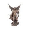 Bronzed Archangel Gabriel With Staff Religious Figurine 33.5cm | Gothic Giftware - Alternative, Fantasy and Gothic Gifts