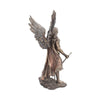 Bronzed Archangel Gabriel With Staff Religious Figurine 33.5cm | Gothic Giftware - Alternative, Fantasy and Gothic Gifts