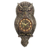 Chronology Wisdom Steampunk Owl Wall Clock | Gothic Giftware - Alternative, Fantasy and Gothic Gifts