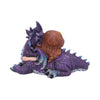 Companion Cuddle Fairy and Purple Dragon Hugging Figurine | Gothic Giftware - Alternative, Fantasy and Gothic Gifts