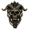 Diabolus Horned Skull Door Knocker | Gothic Giftware - Alternative, Fantasy and Gothic Gifts