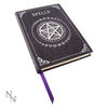 Embossed Pentagram A5 Spell Book Journal in Purple 17cm | Gothic Giftware - Alternative, Fantasy and Gothic Gifts