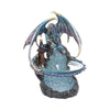 Flame Saviour Blue Dragon Oil Burner 24cm | Gothic Giftware - Alternative, Fantasy and Gothic Gifts
