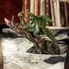 Forest Freedom 26.8cm Green Woodland Dragon Figurine | Gothic Giftware - Alternative, Fantasy and Gothic Gifts
