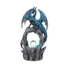 Frostwing's Gateway Figurine Blue Dragon Crystal Light Up Ornament | Gothic Giftware - Alternative, Fantasy and Gothic Gifts