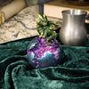 Geode Guard Green Dragon Sphere Crystal Figurine | Gothic Giftware - Alternative, Fantasy and Gothic Gifts