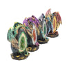 Geode Keepers set of 4 light-up dragon crystal figurines | Gothic Giftware - Alternative, Fantasy and Gothic Gifts