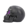 Geode Skull Black Purple Gothic Glitter Skull Figurine | Gothic Giftware - Alternative, Fantasy and Gothic Gifts