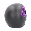 Geode Skull Black Purple Gothic Glitter Skull Figurine | Gothic Giftware - Alternative, Fantasy and Gothic Gifts