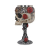 Gothic Roses Goblet Skull Horror Roses Wine Glass | Gothic Giftware - Alternative, Fantasy and Gothic Gifts