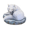 Guardian of the North Wolf Figurine by Lisa Parker Snowy Wolf Ornament | Gothic Giftware - Alternative, Fantasy and Gothic Gifts