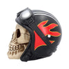 Hell Fire Biker Flame Helmet Skull Ornament | Gothic Giftware - Alternative, Fantasy and Gothic Gifts