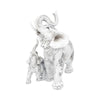 Henna Happiness Elephant and Calf Figure 17cm | Gothic Giftware - Alternative, Fantasy and Gothic Gifts