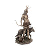 Herne and Animals Folklore Bronzed Figurine | Gothic Giftware - Alternative, Fantasy and Gothic Gifts