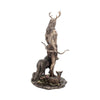 Herne and Animals Folklore Bronzed Figurine | Gothic Giftware - Alternative, Fantasy and Gothic Gifts