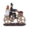 Hitch a Ride Bicycle Riding Skeleton Lovers Wedding Figurine | Gothic Giftware - Alternative, Fantasy and Gothic Gifts