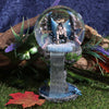 Immortal Flight Anne Stokes Fairy Snowglobe 100mm | Gothic Giftware - Alternative, Fantasy and Gothic Gifts