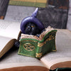 Kitty's Grimoire Figurine in Green 8.2cm | Gothic Giftware - Alternative, Fantasy and Gothic Gifts