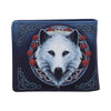 Lisa Parker Guardian of the Fall White Autumn Wolf Wallet | Gothic Giftware - Alternative, Fantasy and Gothic Gifts