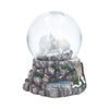 Lisa Parker Guardian of the North Wolf Snowglobe | Gothic Giftware - Alternative, Fantasy and Gothic Gifts