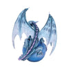 Mercury Guardian Turquoise Planet Dragon Figurine | Gothic Giftware - Alternative, Fantasy and Gothic Gifts