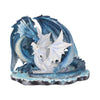 Mothers Love Blue Dragon and White Dragonling Figurine | Gothic Giftware - Alternative, Fantasy and Gothic Gifts