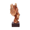 Natural Protection Wolf Mother and Cub Wood Effect Bust | Gothic Giftware - Alternative, Fantasy and Gothic Gifts