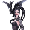 Nene Thomas Bellamaestra Dragonling and Wolf Companion Figurines | Gothic Giftware - Alternative, Fantasy and Gothic Gifts