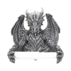 Obsidian Menacing Gothic Dragon Toilet Roll Holder | Gothic Giftware - Alternative, Fantasy and Gothic Gifts