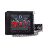 Officially Licensed AC/DC Black Ice Album Embossed Wallet and Chain | Gothic Giftware - Alternative, Fantasy and Gothic Gifts