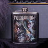 Officially LicensedPowerwolf Kiss of the Cobra King Embossed Hip Flask | Gothic Giftware - Alternative, Fantasy and Gothic Gifts