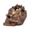 Orion 13.8cm Bronze Steampunk Star Skull Ornament | Gothic Giftware - Alternative, Fantasy and Gothic Gifts