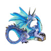 Piasa Sky Blue and Violet Small Fantasy Dragon Figurine | Gothic Giftware - Alternative, Fantasy and Gothic Gifts