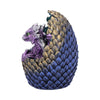 Purple Geode Home Glittering Hatchling and Egg Figurine | Gothic Giftware - Alternative, Fantasy and Gothic Gifts