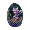 Purple Geode Home Glittering Hatchling and Egg Figurine | Gothic Giftware - Alternative, Fantasy and Gothic Gifts