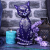 Purple Mystic Kitty 26cm Ouija Cat Figurine | Gothic Giftware - Alternative, Fantasy and Gothic Gifts