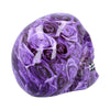 Purple Rose Romance Skull Ornament | Gothic Giftware - Alternative, Fantasy and Gothic Gifts