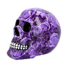 Purple Rose Romance Skull Ornament | Gothic Giftware - Alternative, Fantasy and Gothic Gifts