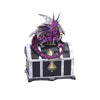 Reptilian Riches Dragon Sitting on a Treasure Chest Storage Box | Gothic Giftware - Alternative, Fantasy and Gothic Gifts
