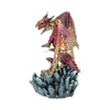 Ruby Oracle Red Dragon Fortune Seer Figurine 18.5cm | Gothic Giftware - Alternative, Fantasy and Gothic Gifts