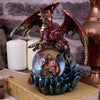 Ruby Oracle Red Dragon Fortune Seer Figurine 18.5cm | Gothic Giftware - Alternative, Fantasy and Gothic Gifts